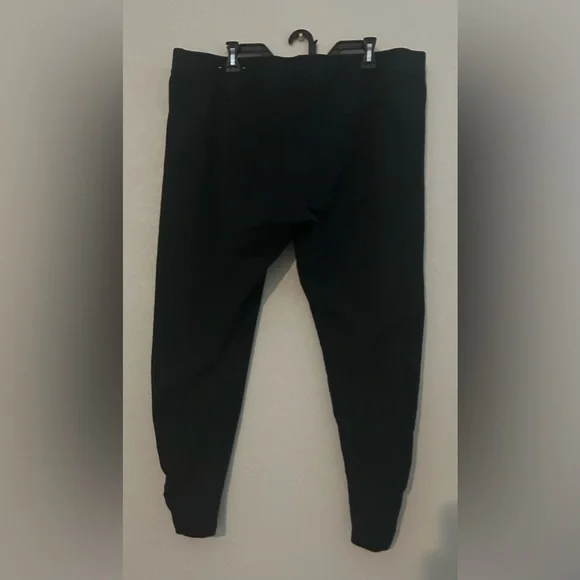 SOFT SURROUNDINGS black sweatpants leggings cotton ankle crop capri joggers 2X - Picture 6 of 8